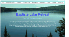 Desktop Screenshot of baptistelakeretreat.com