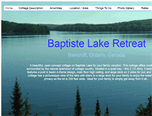 Tablet Screenshot of baptistelakeretreat.com